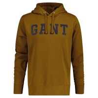 GANT Mens Hoodie - LOGO SWEAT HOODIE, Hooded sweatshirt, Cotton mix, Logo
