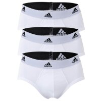 adidas Herren Slip, Multipack - Briefs, Active Flex Cotton, Logo, einfarbig