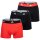 adidas Herren Boxershorts, Multipack - Trunks, Active Flex Cotton, Logo, einfarbig