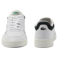 LACOSTE Herren Sneaker - Lineset, Turnschuhe, Echt Leder Weiß/Grün EUR 44
