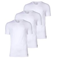 adidas Herren T-Shirt, Multipack - Active Core Cotton, V-Ausschnitt, uni Weiß 2XL 12er Pack (4x3P)