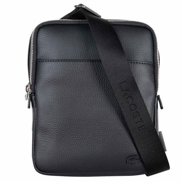 LACOSTE Mens Shoulder Bag - Core Essentials - S Flat Crossover Bag, 21x16x3.5cm (HxWxD)