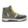 LACOSTE Herren High-Sneaker - T-CLIP WINTER MID Color Block Sneakerboots, Textil Grün EUR 41