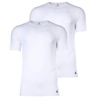 adidas Herren T-Shirt, Multipack - Active Flex Cotton, Rundhals, Crew Neck, uni Weiß 2XL 4er Pack (2x2P)