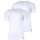 adidas Mens T-Shirt, 2-Pack - Active Flex Cotton, Crew Neck, Plain White 2XL (XX-Large)