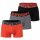 Superdry Herren Boxershorts, 3er Pack - TRUNK TRIPLE PACK, Logobund, Organic Cotton