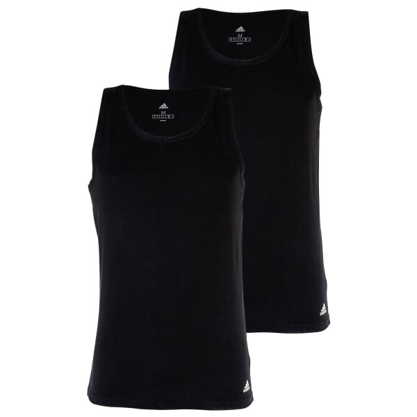 adidas Herren Tank Top, Multipack - Active Flex Cotton, Unterhemd, ärmellos, uni