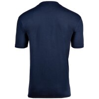 HOM Mens T-Shirt Crew Neck - Tee Shirt Harro New, short Sleeve, round Neck, one coloured Navy XXL (XX-Large)