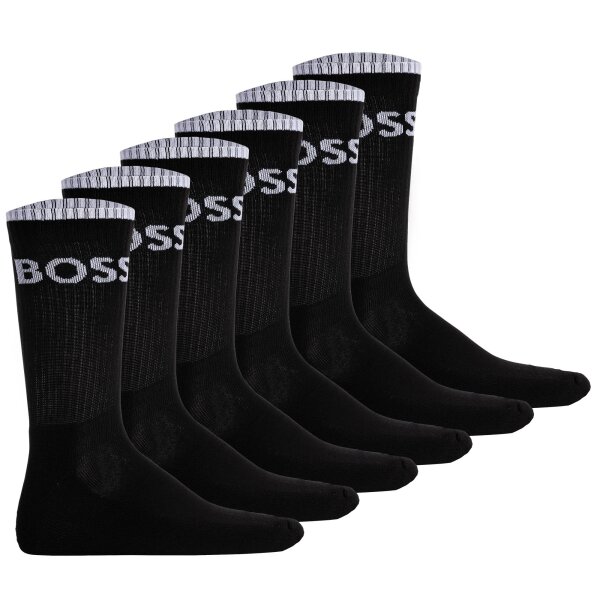 BOSS Mens Socks, 3 Pack - 3P RS Uni Colors CC, Finest Soft Cotton, Cotton Mix Black 39-42