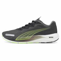 PUMA Herren Laufschuhe - Velocity Nitro 2, Turnschuhe, Sneaker, Sport, Training Schwarz/Grün EU 40