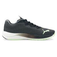 PUMA Mens Running Shoes - Velocity Nitro, Low, Sneakers, Sports, Training Black/Green EU 40 (UK 6.5)