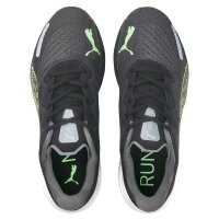 PUMA Mens Running Shoes - Velocity Nitro, Low, Sneakers, Sports, Training Black/Green EU 40 (UK 6.5)