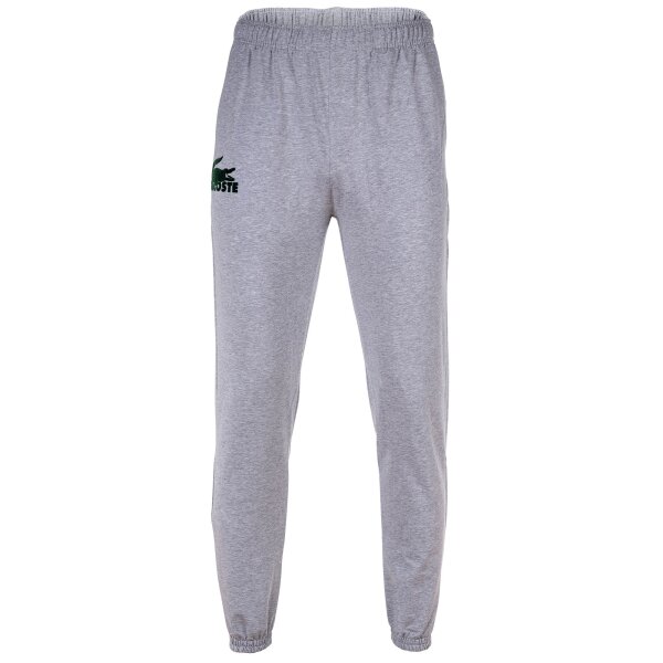 LACOSTE Herren Sweatpants - Jogginghose, Loungewear, Pyjama Hose, lang, einfarbig, Logo Grau L