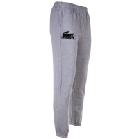 LACOSTE Herren Sweatpants - Jogginghose, Loungewear, Pyjama Hose, lang, einfarbig, Logo Grau L