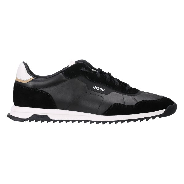 BOSS Mens Sneaker - Zayn Lowp ltsd, Low Shoe, Sneaker, Genuine Leather, Logo