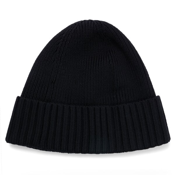 BOSS Mens Hat, Virgin Wool - Fati, Beanie, Ribbed Knit, One Size, Solid Colour