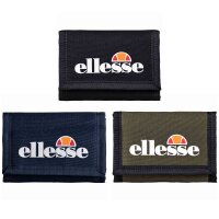 ellesse Unisex Wallet - Clarino Wallet, Logo Print, Velcro Closure, With inner compartments