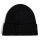 BOSS Herren Mütze, Schurwolle - Fati, Beanie, Rippstrick, One Size, einfarbig Schwarz