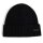 BOSS Mens Hat, Virgin Wool - Fati, Beanie, Ribbed Knit, One Size, Solid Colour Black