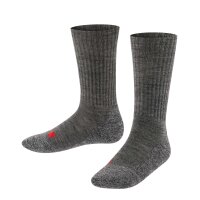 FALKE childrens socks - Active Warm, short socks, wool blend Grey 19-22