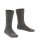 FALKE Kinder Socken - Active Warm, Kurzsocken, Wollmischung Grau 19-22