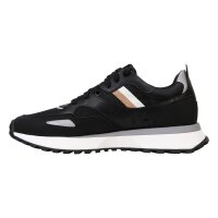 BOSS Mens Sneaker - Jonah Runn mx N, Sneaker, Casual, Retro, Material Mix Black EUR 41 (UK 7,5)