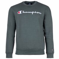 Champion Herren Sweatshirt -  Crewneck, Langarm, Logo, einfarbig