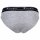 Champion ladies bikini briefs, 2-pack - briefs, logo waistband, solid colour Grey L (Large)