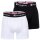 Champion mens trunks, 2-pack -Boxer shorts, cotton, logo waistband, solid colour