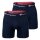 Champion mens trunks, 2-pack -Boxer shorts, cotton, logo waistband, solid colour