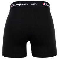Champion mens trunks, 2-pack -Boxer shorts, cotton, logo waistband, solid colour Black S (Small)