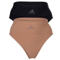 adidas Damen Slip, Multipack - Hi Leg Briefs, Smart Micro 720 Seamless, Logo, uni