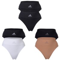 adidas womens briefs, 2-pack - Hi Leg Briefs, Smart Micro 720 Seamless, Logo, uni