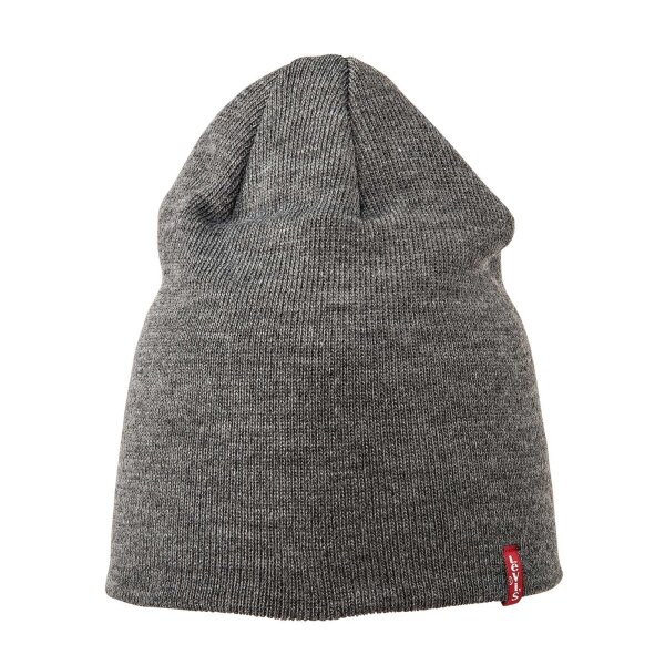 Levis Unisex Beanie Mütze Otis Beanie, Einfarbig, Strickmütze, L/XL
