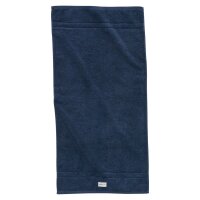 GANT Handtuch - Premium Towel, Frottee, Bio-Baumwolle, Logo, uni Marine 50x100cm