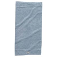 GANT Towel - Premium Towel, terry cloth, organic cotton, logo, uni Light blue 50x100cm