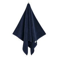 GANT Shower Towel - Premium Towel, terry cloth, organic cotton, logo, uni Navy 70x140cm