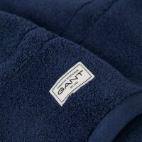 GANT Shower Towel - Premium Towel, terry cloth, organic cotton, logo, uni Navy 70x140cm