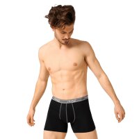 Sloggi Herren Boxershorts Multipack - Start Short C2P box  Baumwolle Schwarz/Grau 2XL 6er Pack (3x2P)