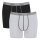 Sloggi Herren Boxershorts Multipack - Start Short C2P box  Baumwolle Schwarz/Grau 2XL 6er Pack (3x2P)