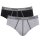 Sloggi mens briefs 2-pack - Start midi C2P box, cotton Black/Grey XL (X-Large)