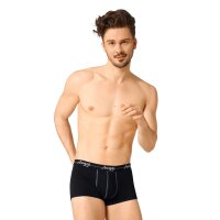Sloggi Herren Hipster Multipack - Start Hipster C2P box, Boxershort, Baumwolle Schwarz M 4er Pack (2x2P)