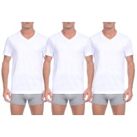 2(X)IST 3 Pack, Herren Essential V-Neck Unterhemden, kurzarm - Schwarz oder Weiß