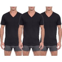2(X)IST T-Shirt 3 Pack, Mens Essential V-Neck Vests, Short Sleeve