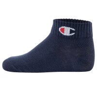 Champion childrens socks, 3-pack - quarter, logo, solid colour Pink/Weiß/Blau 31-34