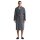 GANT Unisex Bademantel - G-PATTERN ROBE, Schalkragen, Frotteevelours, Bio-Baumwolle Blau L