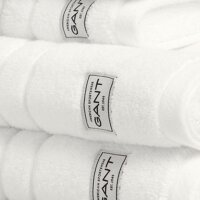 GANT Handtuch/Duschtuch-Set, 4-teilig - PREMIUM TOWEL, Frottee, 50x70 und 70x140 Weiß Set