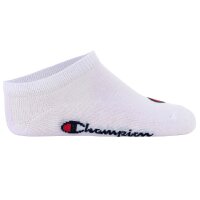 Champion childrens socks, 3-pack - sneaker socks, logo, solid colour Black/Grey/White 31-34