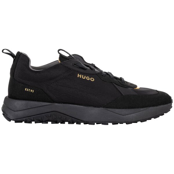 HUGO Herren Sneaker - Kane Runn mfny, Turnschuh, Schnürung, Material-Mix