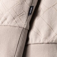 JOOP! JEANS Mens Sweatshirt - Cayetano, Sweater, Round neck, Logo Allover, Cotton Nature (Open White) L (Large)